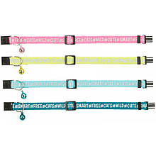 Нашийник Trixie Safer Life для котів, оздоблений, нейлон (кольори в асортименті)