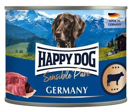 Happy Dog Sensible Pure Rind ( Beef Pure ) консервований корм з яловичиною для дорослих собак, 200 гр (61068), фото 1
