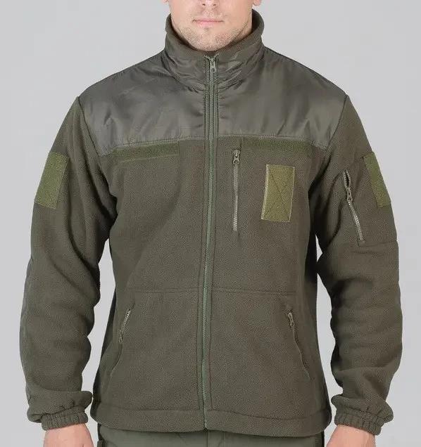Флісова кофта олива ссу тактична тепла зимова флиска ВСУ, фото 1