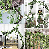 Штучний плющ - гірлянда, лоза Gardlov 19737 (50,4 м), фото 7