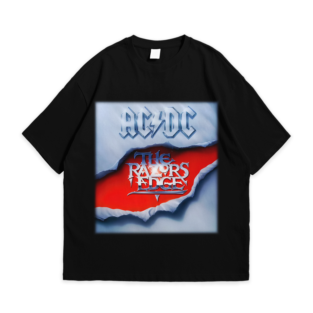 Футболка з принтом ACDC The Razors Edge M Чорний