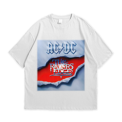 Футболка з принтом ACDC The Razors Edge S Білий