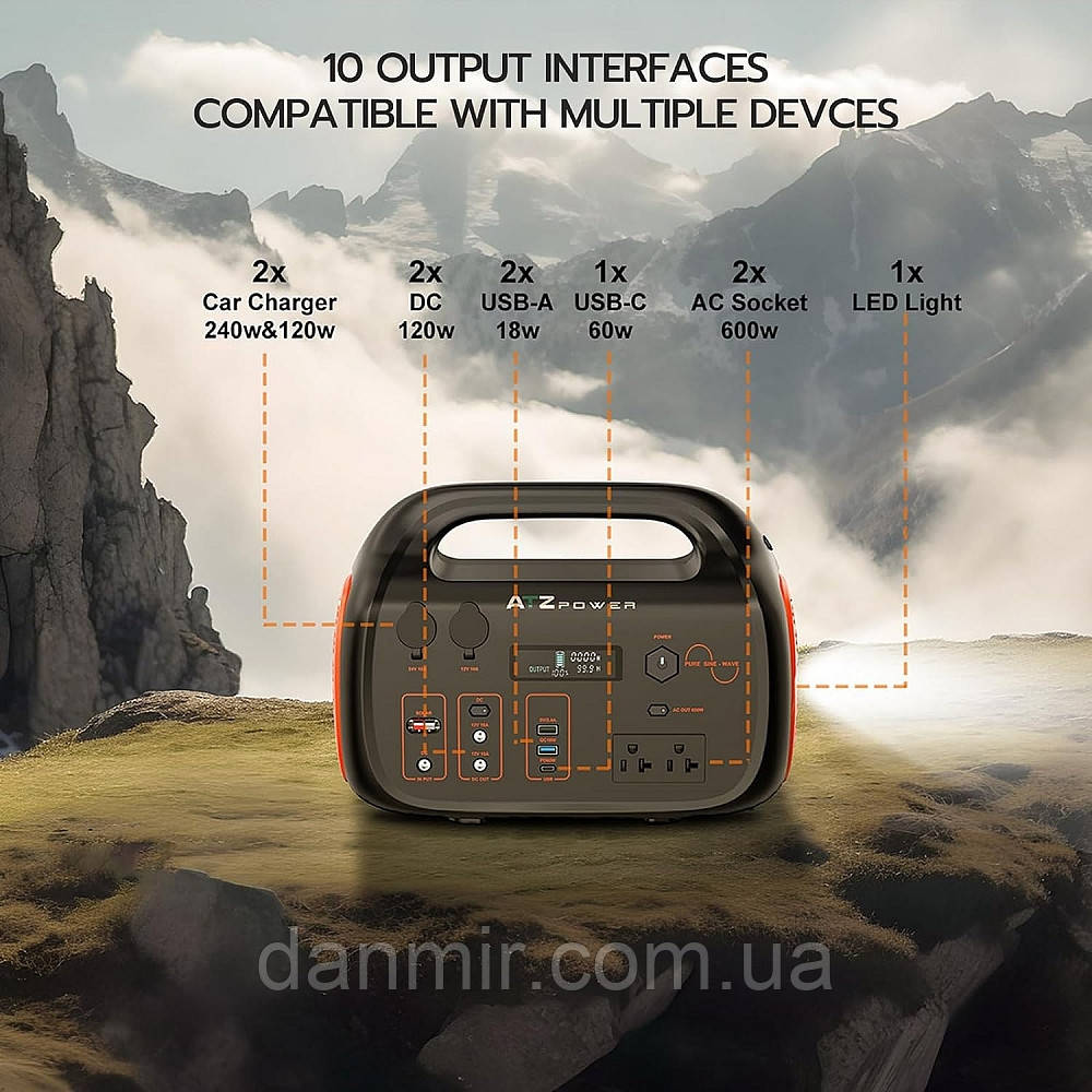 ATZ Power 600 Вт Портативная зарядная станция
