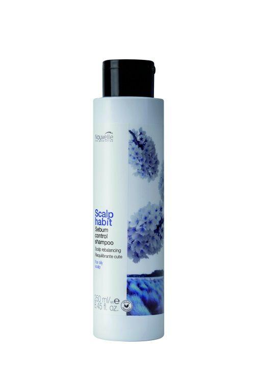 Шампунь Nouvelle Scalp Habit Sebum Control Shampoo нормалізуючий для жирної шкіри голови 250 мл