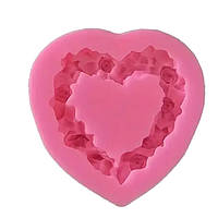 Силіконовий молд Рамка Серце