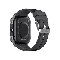 Смарт-годинник Havit HV-M9040S дзвінкова версія IP67 чорний, фото 3