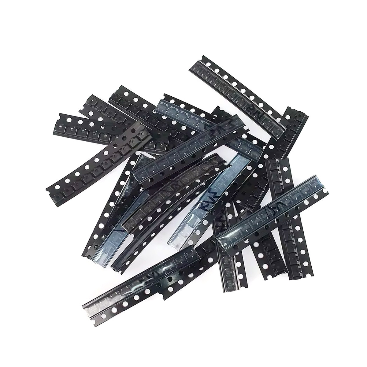 Набір SMD транзисторів SOT-23 всього 180 од. (18 видів по 10 шт.), фото 1