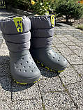 Чоботи Crocs Classic Neo Puff Boot Kids чоботи дитячі зимові крокс J2/33-34/20.8см., фото 7