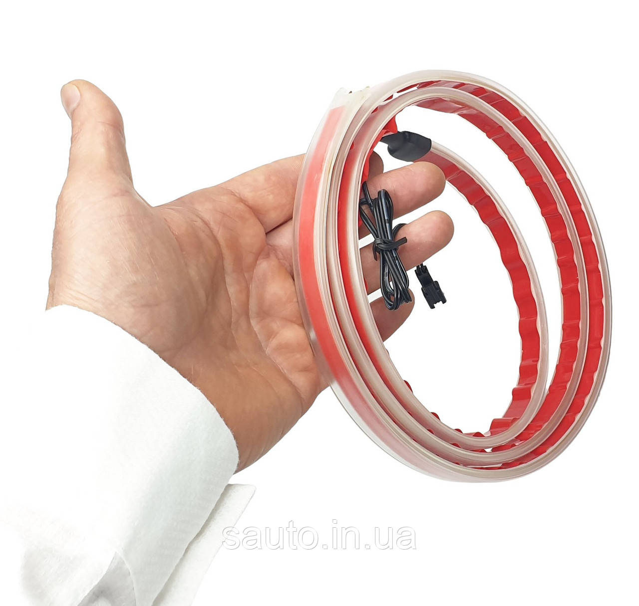 150 см. 12 Вольт. Червона. Неонова підсвітка в авто, декоративна, машини, led, лед, фото 1