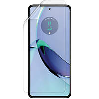 Гидрогелевая пленка для Motorola Moto G84 / G84 5G ударопрочная глянцевая прозрачная