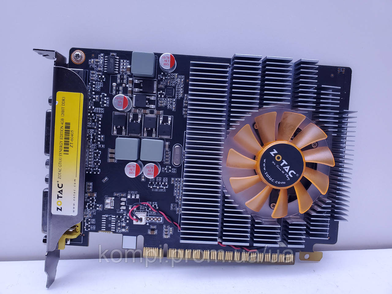 Відеокарта ZOTAC GeForce GT 630 4GB (4Gb,DDR3,128 Bit,HDMI,PCI-Ex,Б/у), фото 1