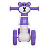Дитячий біговел велобіг 1.5-3 роки Ведмежатко музика світло Bambi M 5762 Фіолетовий, фото 3