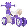 Дитячий біговел велобіг 1.5-3 роки Ведмежатко музика світло Bambi M 5762 Фіолетовий, фото 7