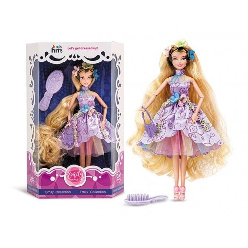 Лялька Emily Romantic KH23/004 шарнірна з аксесуарами в коробці 23*34.5*6.2 см