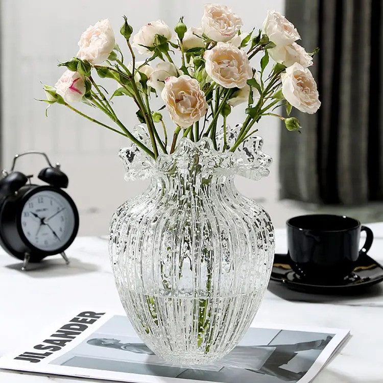 Скляна ваза для квітів, що світиться в темряві, Avatar 21см, фото 1