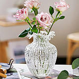 Скляна ваза для квітів, що світиться в темряві, Avatar 21см, фото 6