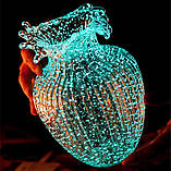 Скляна ваза для квітів, що світиться в темряві, Avatar 21см, фото 7