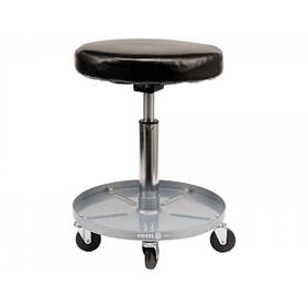 Табурет на колесах VOREL з регуляцією висоти 410-550 мм і полицею, макс. навантаження. - 135 кг (81825)