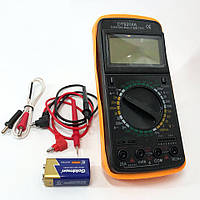 Мультиметр індикатор напруги Digital DT-9208A, Цифровий мультиметр для струму, Тестер професійний GY-71