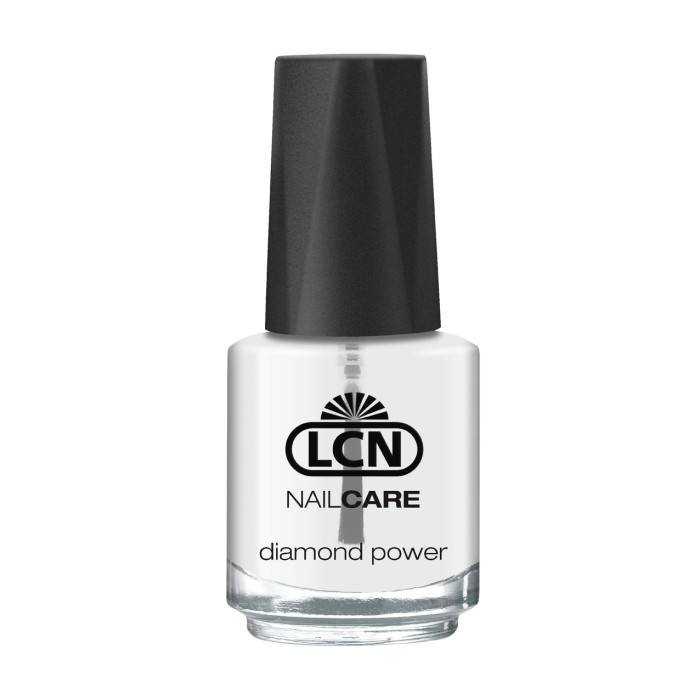 База+Топ під лак із алмазною крихтою для зміцнення нігтів LCN Diamond Power 16 мл (Оригінал), фото 1