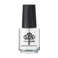 База+Топ під лак із алмазною крихтою для зміцнення нігтів LCN Diamond Power 16 мл (Оригінал)