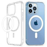 Протиударний прозорий чохол на iPhone 13 Pro Max з MagSafe