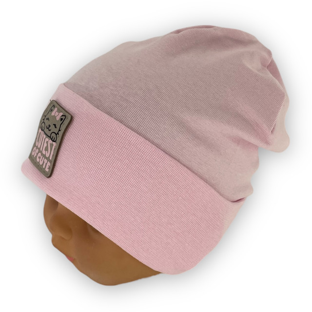 Шапка трикотажная для девочек