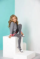 Колготи для дівчинки, зріст 110-122, колір синій меланж