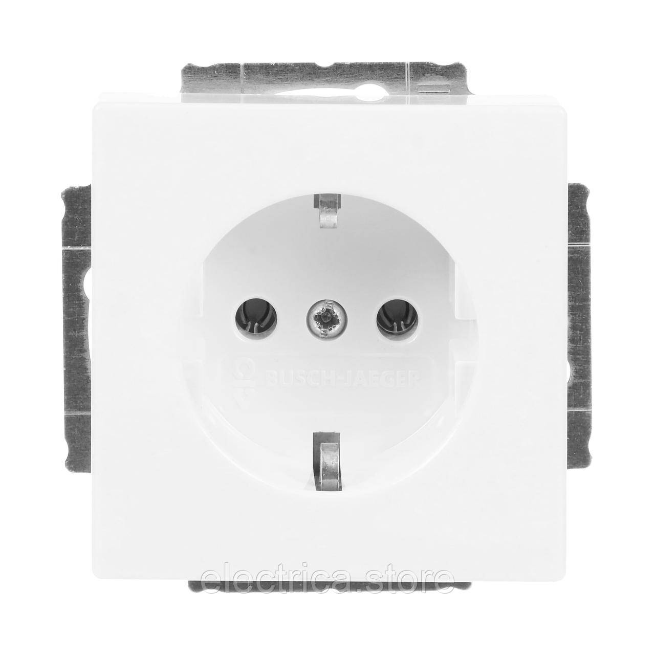 20 EUC-84-500 Розетка з заземленням Future білий 2CKA002011A6207, фото 1