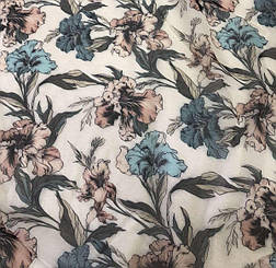 Сітка іриси принт  пружна еластична 150 см.