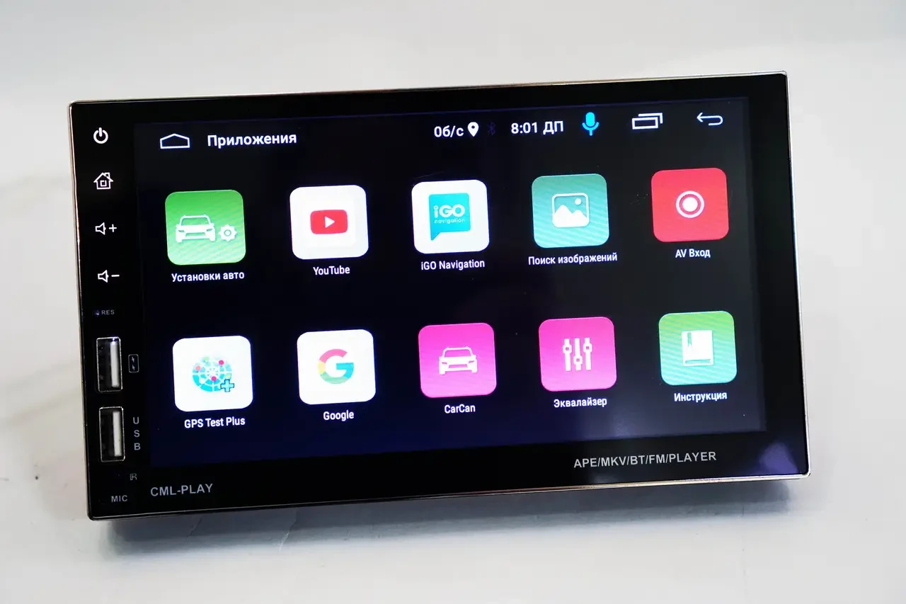 Магнитола Pioneer 2din Android 14, Автомагнитола с GPS, WiFi, Bluetooth ...