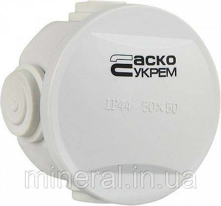 Розподільча коробка TY-RA 50*50*40, IP44, Зовнішня, АСКО-УКРЕМ, (A0150170015), фото 1