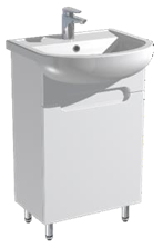 Тумба пряма Ліон Артеко 50 з умивальником Артеко 50, фото 1