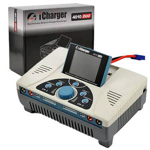 Зарядний пристрій для акумуляторів 2канала iCharger 4010 Duo 2 кВт 70 А 1-10S