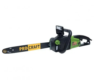 Електропила ланцюгова PRO-CRAFT 2400 пряма (1 шина, 1 ланцюг 40) Автоматична система змащення ланцюга, з плавним пуском