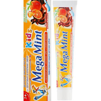 Дитяча зубна паста Orange & Chocolate Mega Mint Kids