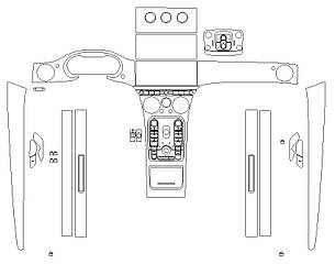 Комплект викрійок для салону BENTLEY CONTINENTAL 2023