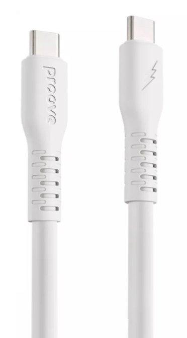 Кабель Proove Eternal Type-C to Type-C 60W (1m) White (CCET60002202)