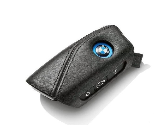 Шкіряний чохол для ключів BMW - 2 серії U06 / 5 серії G60 / 7 серії G70 / iX / X1 U11 / X2 U10 / X4M F98, X7 G07