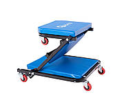 Лежак-стілець для автослюсаря підкатний 2в1 Geko G02106, фото 6