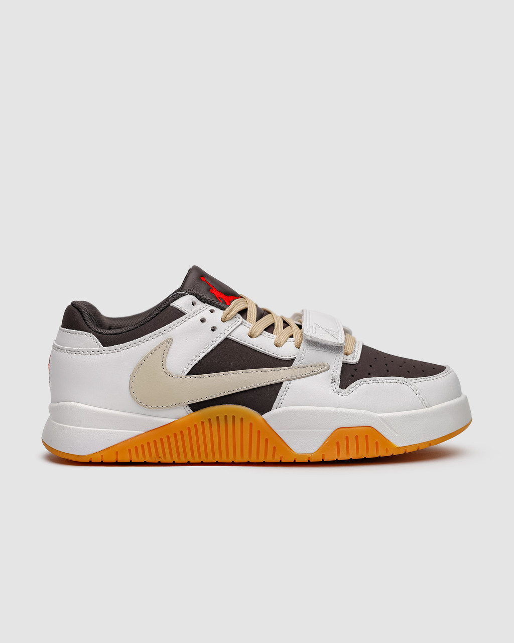 Чоловічі кросівки Travis Scott X Nike Jordan Cut The Check Reverse Mocha, фото 1