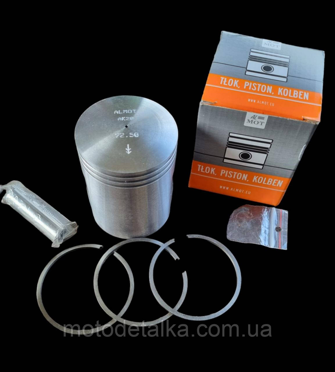 Поршень Планета 0,00,000 1р, 3p, 4p. Польща Almot.