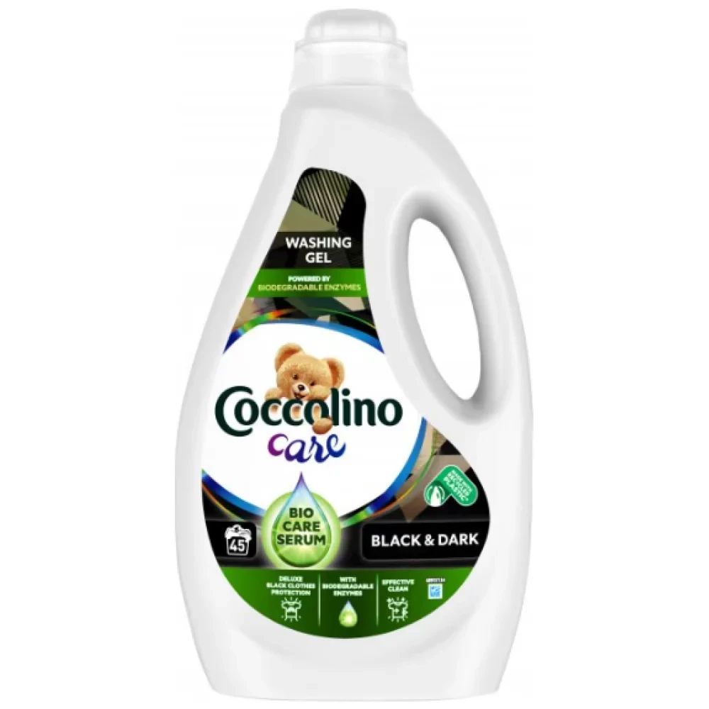 Гель для прання темних та чорних речей Coccolino Care washing gel Black & Dark 1,8 л