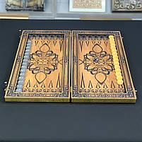 Нарди деревя'ні ручної роботи Козак 48×23 см подарункові, фото 6