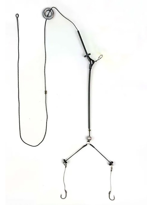 Готовий монтаж Profmontazh на товстолоба (2 гачки) без поплавця,PM280103, фото 1