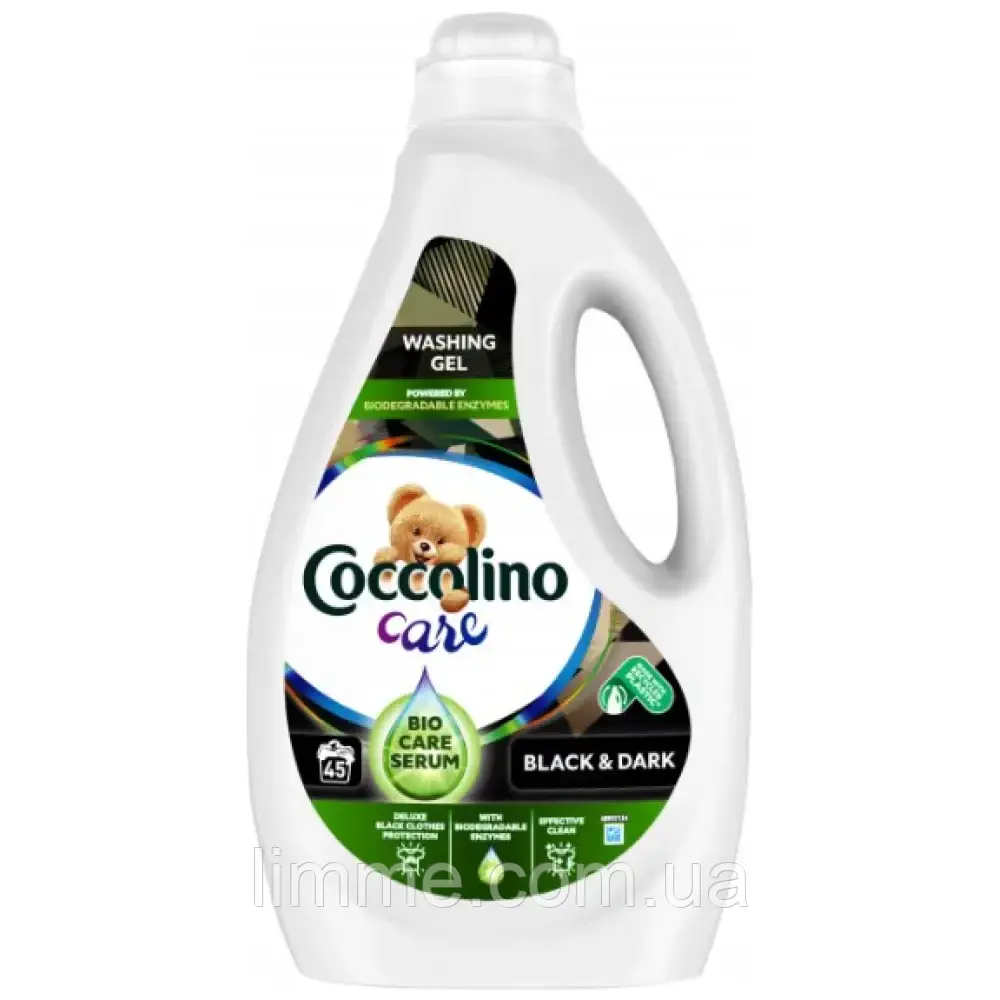 Гель для прання темних та чорних речей Coccolino Care washing gel Black & Dark  1,8 л