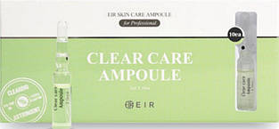 Ампули для комбінованої та жирної шкіри EIR Clear Care Ampule, 2 мл*10 шт