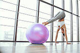 М'яч для фітнесу (фітбол) PowerPlay 4001 Ø75 cm Gymball фітбол для немовлят, фітбол з насосом, фото 10