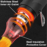 Термофен, фен для термоусадки, паяльний фен Heat Gun 300w, purple, фото 4