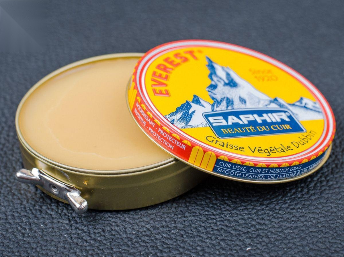 Жир рослинний для шкіри Saphir Vegetal Dubbin Everest, банка метал, 100 мл, без кольоруй (0715)